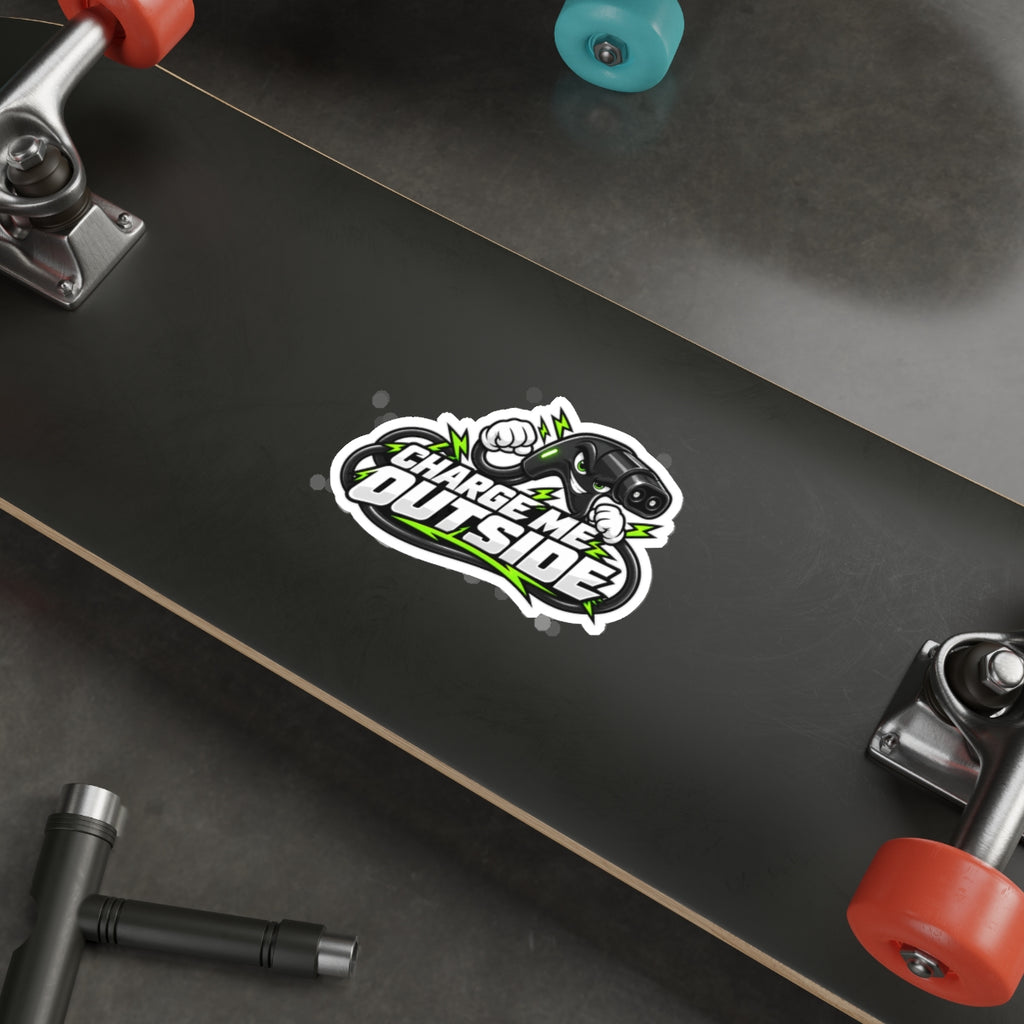 Charge Me Outside — EV Die-Cut Sticker
