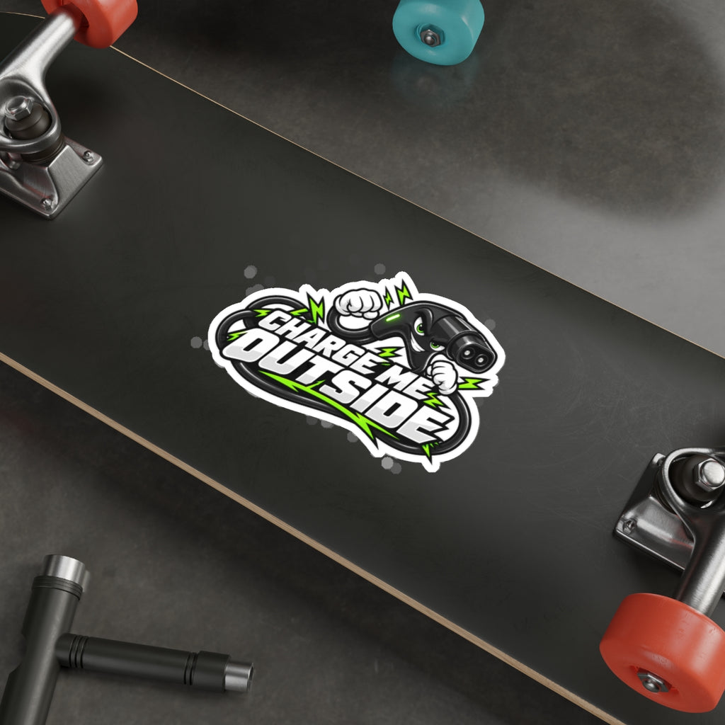 Charge Me Outside — EV Die-Cut Sticker
