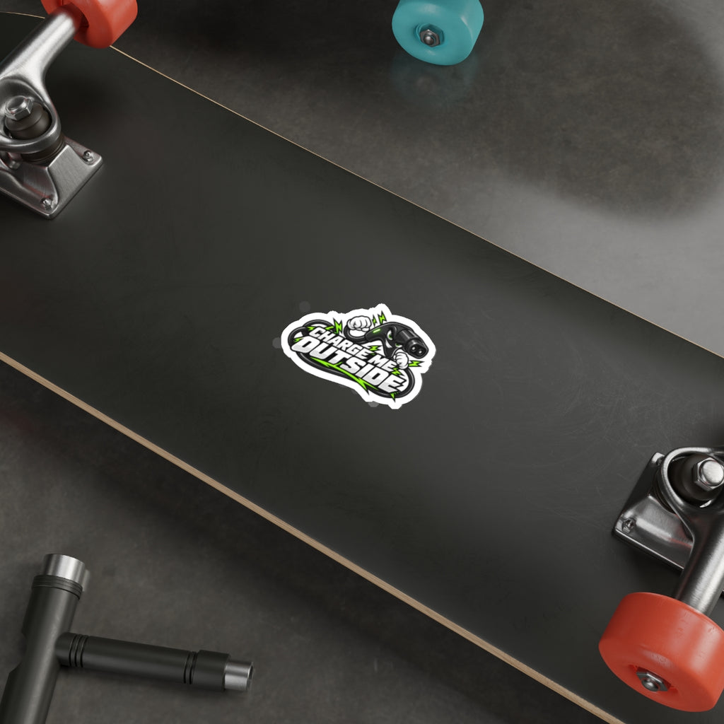 Charge Me Outside — EV Die-Cut Sticker