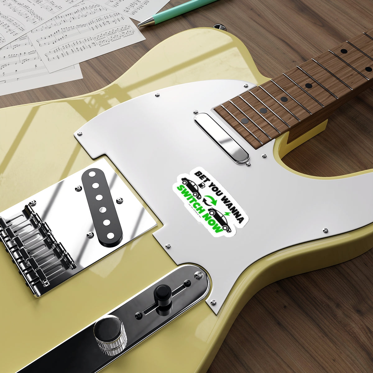 Bet You Wanna Switch Now Car Enthusiast Die-Cut Sticker