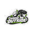 Charge Me Outside — EV Die-Cut Sticker