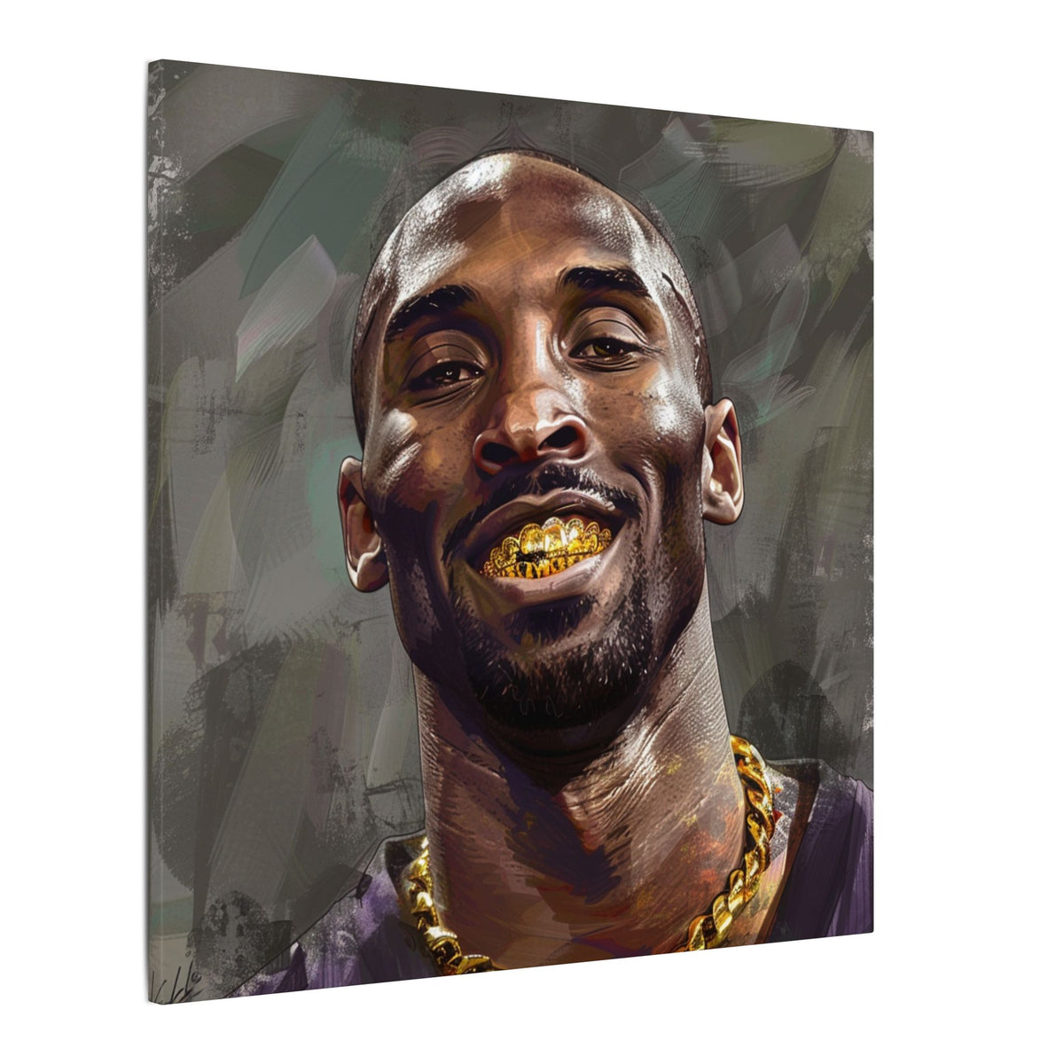 Canvas Wall Art – Smiling Hip-Hop Portrait