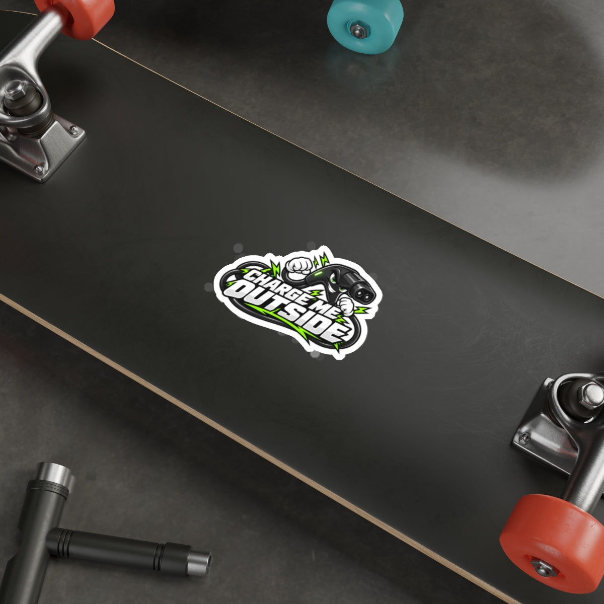 Charge Me Outside — EV Die-Cut Sticker