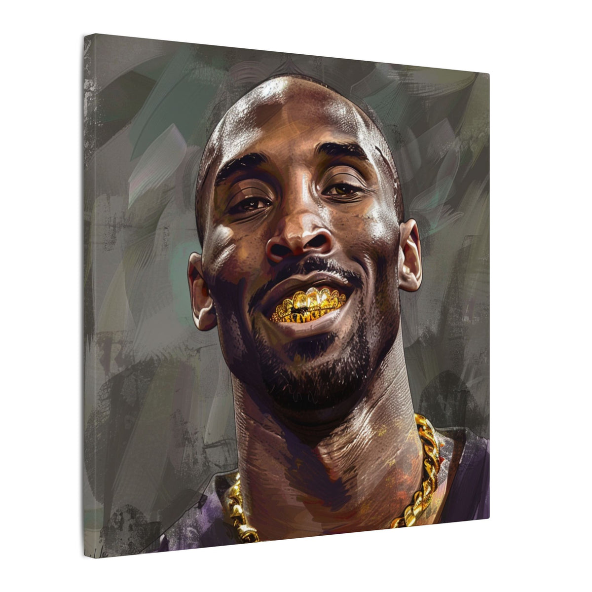 Canvas Wall Art – Smiling Hip-Hop Portrait