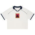 Unisex Collared Piping Boxy Soccer Jersey