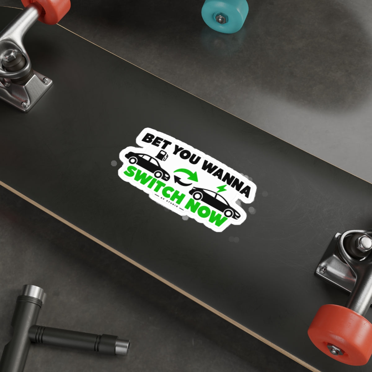 Bet You Wanna Switch Now Car Enthusiast Die-Cut Sticker