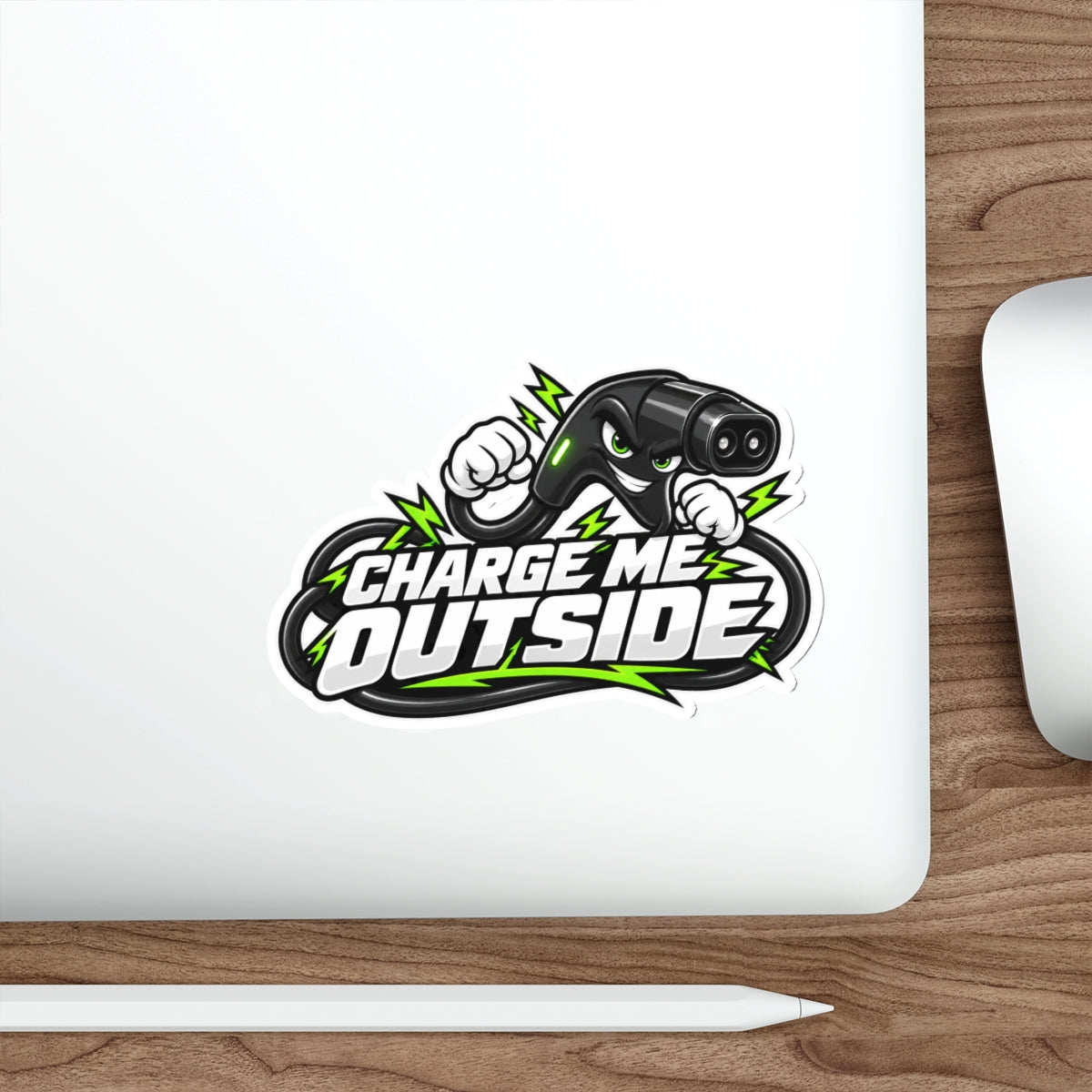Charge Me Outside — EV Die-Cut Sticker
