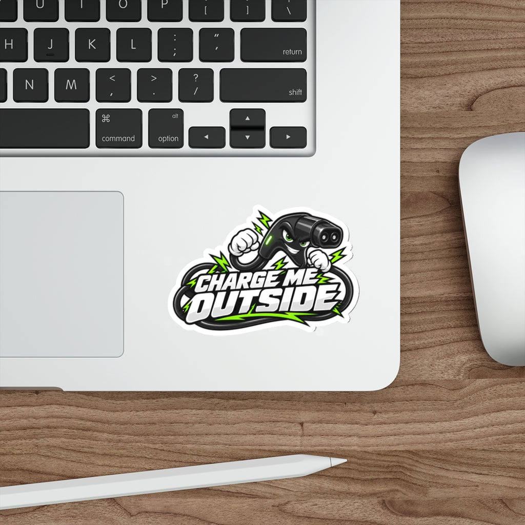 Charge Me Outside — EV Die-Cut Sticker