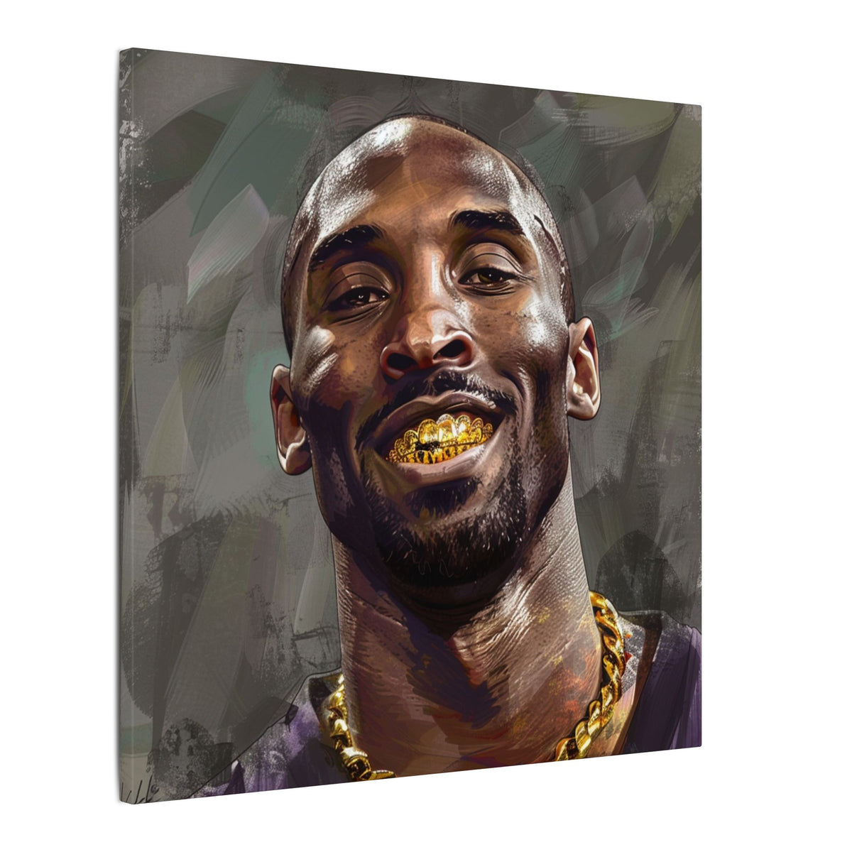 Canvas Wall Art – Smiling Hip-Hop Portrait