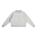 Essential Fleece Mock-Neck Crew Sweatshirt