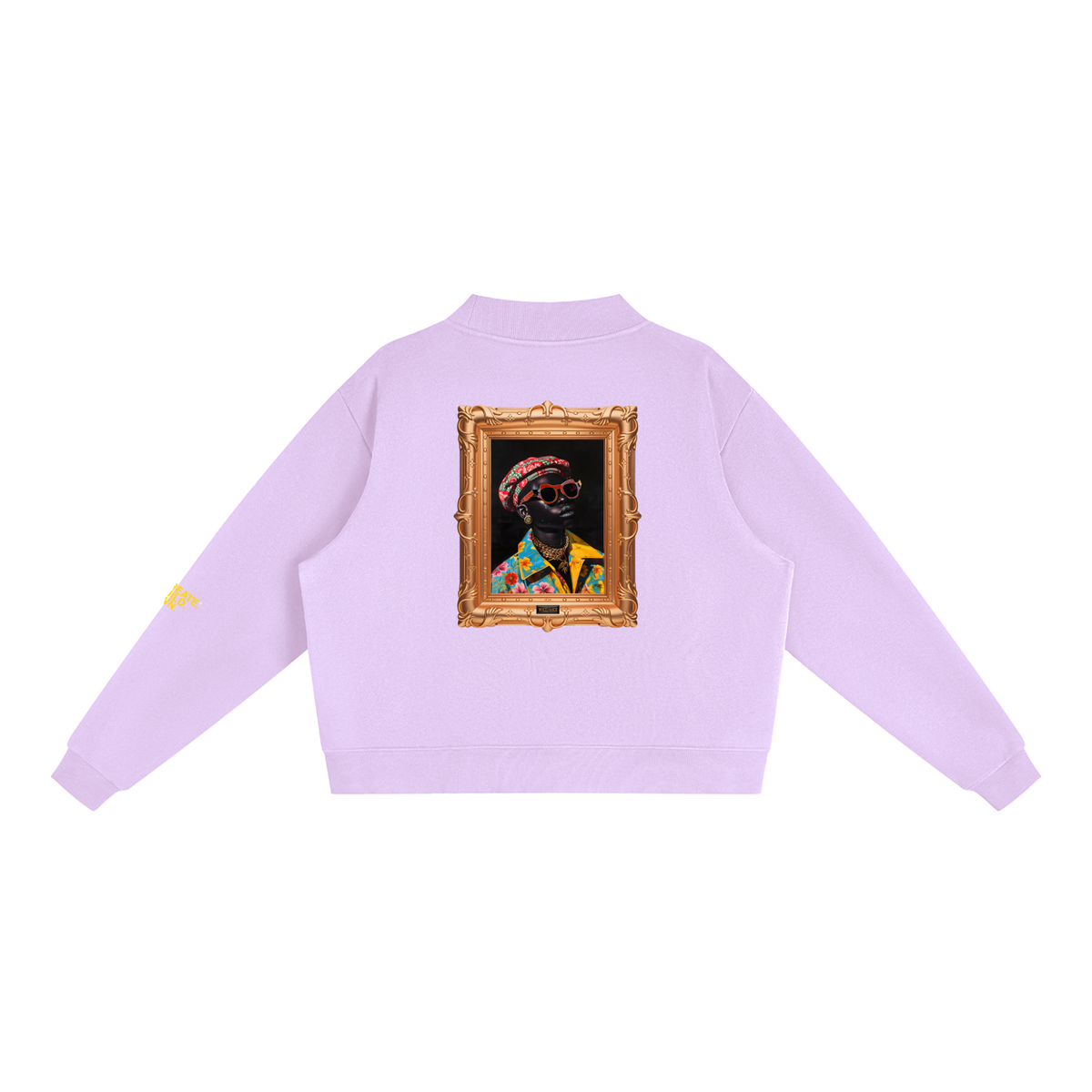 Essential Fleece Mock-Neck Crew Sweatshirt